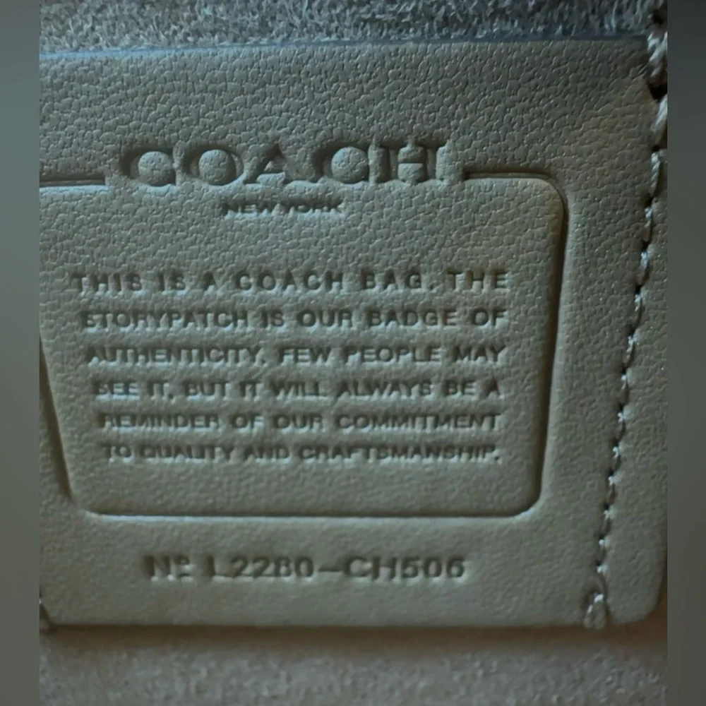 Coach Morgan Crossbody Shoulder Bag Blocked Signature Canvas Gold/Light Khaki